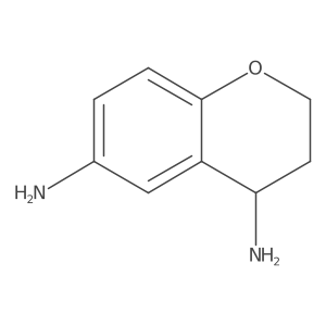 (4R)-3,4-Dihydro-2H-1-benzopyran-4,6-diamine结构式