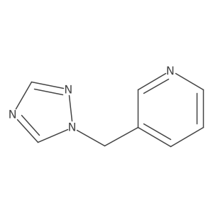 3-[(1H-1,2,4-triazol-1-yl)methyl]pyridine Structure