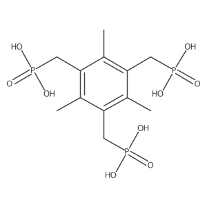 ((2,4,6-Trimethylbenzene-1,3,5-triyl)tris(methylene))tris(phosphonic acid) Structure