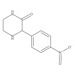 3-(4-Nitro-phenyl)-piperazin-2-one Structure