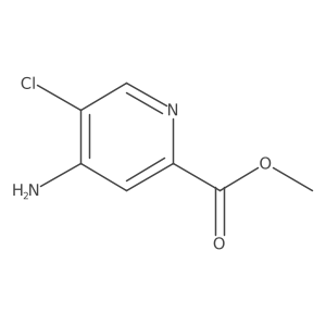 Methyl 4-amino-5-chloropicolinate Structure