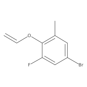 5-Bromo-2-ethenoxy-1-fluoro-3-methylbenzene Structure