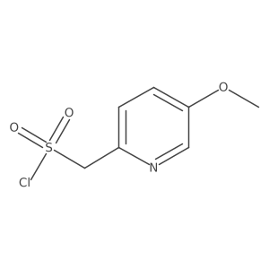 (5-Methoxypyridin-2-YL)methanesulfonyl chloride Structure