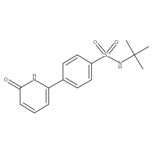 6-(4-T-Butylsulfamoylphenyl)-2-hydroxypyridine结构式