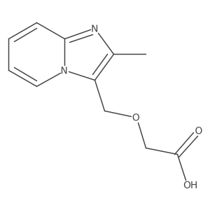2-((2-Methylimidazo[1,2-a]pyridin-3-yl)methoxy)acetic acid结构式