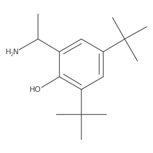 2-(1-Aminoethyl)-4,6-di-tert-butylphenol结构式