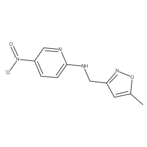 n-((5-Methylisoxazol-3-yl)methyl)-5-nitropyridin-2-amine Structure