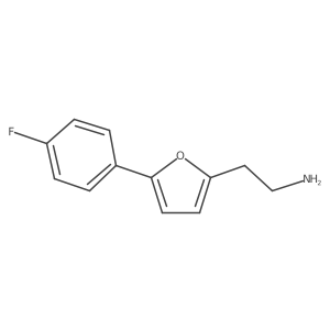 2-[5-(4-Fluorophenyl)furan-2-yl]ethan-1-amine结构式