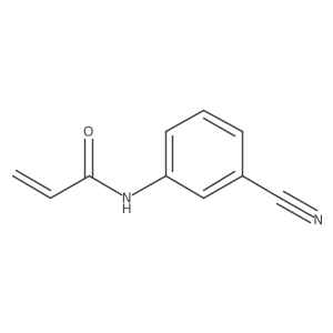 N-(3-cyanophenyl)prop-2-enamide Structure