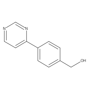 (4-(Pyrimidin-4-yl)phenyl)methanol Structure