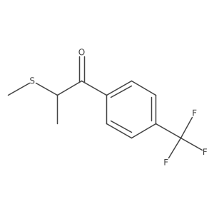 2-Methylthio-4'-(trifluoromethyl)propiophenone Structure