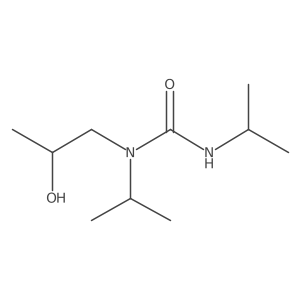 1-(2-Hydroxypropyl)-1,3-diisopropylurea结构式