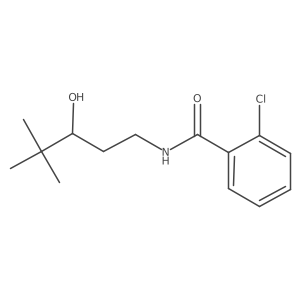 2-chloro-N-(3-hydroxy-4,4-dimethylpentyl)benzamide Structure