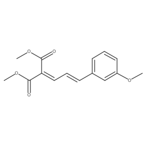 1,3-Dimethyl 2-[3-(3-methoxyphenyl)-2-propen-1-ylidene]propanedioate结构式