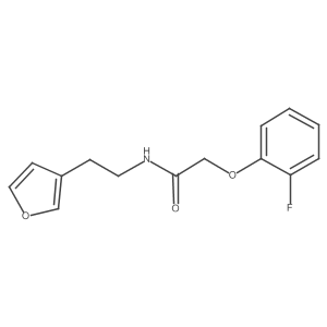 2-(2-Fluorophenoxy)-N-[2-(furan-3-YL)ethyl]acetamide Structure