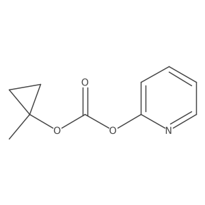 Carbonic acid, 1-methylcyclopropyl 2-pyridinyl ester Structure