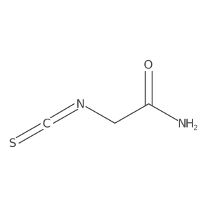2-Isothiocyanatoacetamide结构式