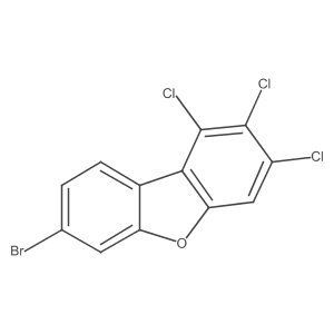 7-Bromo-1,2,3-trichlorodibenzofuran Structure