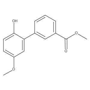 Methyl 3-(2-hydroxy-5-methoxyphenyl)benzoate Structure