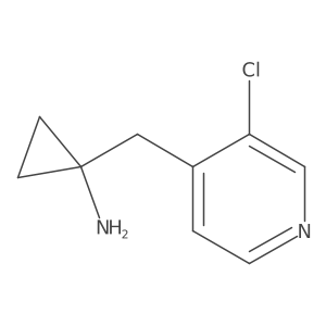 1-((3-Chloropyridin-4-yl)methyl)cyclopropan-1-amine Structure