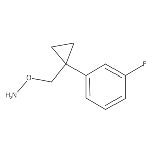 O-{[1-(3-fluorophenyl)cyclopropyl]methyl}hydroxylamine Structure