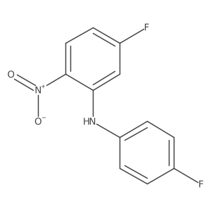 5-fluoro-N-(4-fluorophenyl)-2-nitroaniline Structure