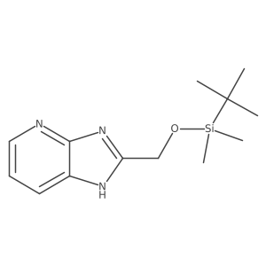 2-(((tert-butyldimethylsilyl)oxy)methyl)-3H-imidazo[4,5-b]pyridine Structure
