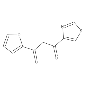 1-(Furan-2-yl)-3-(1,3-thiazol-4-yl)propane-1,3-dione Structure