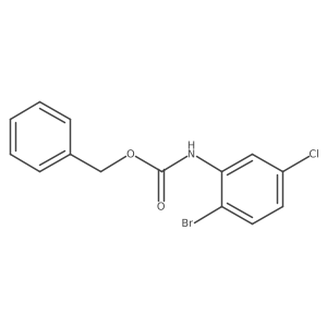 benzyl N-(2-bromo-5-chlorophenyl)carbamate Structure