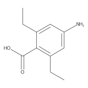 4-Amino-2,6-diethylbenzoic acid Structure
