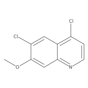 4,6-Dichloro-7-methoxyquinoline结构式