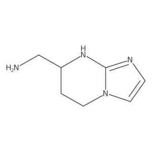 {5H,6H,7H,8H-imidazo[1,2-a]pyrimidin-7-yl}methanamine结构式