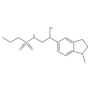 N-(2-hydroxy-2-(1-methylindolin-5-yl)ethyl)propane-1-sulfonamide Structure