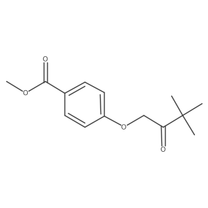 Methyl 4-(3,3-dimethyl-2-oxobutoxy)benzoate Structure