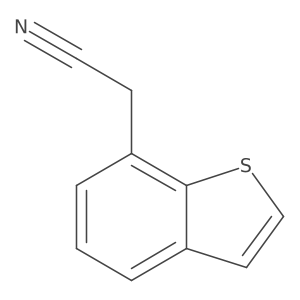 Benzo[b]thiophene-7-acetonitrile Structure
