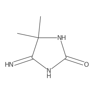 4-amino-5,5-dimethyl-2,5-dihydro-1H-imidazol-2-one结构式