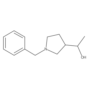 1-(1-Benzylpyrrolidin-3-yl)ethan-1-ol Structure