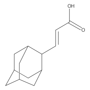 (E)-3-(Adamantan-2-YL)acrylic acid结构式