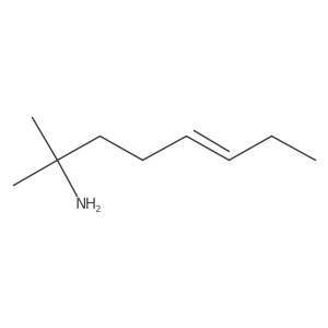 2-Methyloct-5-en-2-amine Structure