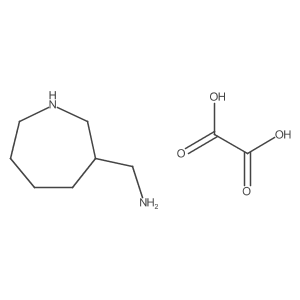 1-(Azepan-3-yl)methanamine; oxalic acid结构式