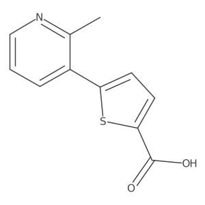 5-(2-Methylpyridin-3-yl)thiophene-2-carboxylic acid结构式