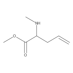 Methyl 2-(methylamino)pent-4-enoate Structure