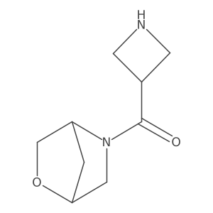 Azetidin-3-yl(2-oxa-5-azabicyclo[2.2.1]heptan-5-yl)methanone结构式