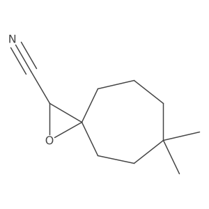 6,6-Dimethyl-1-oxaspiro[2.6]nonane-2-carbonitrile结构式