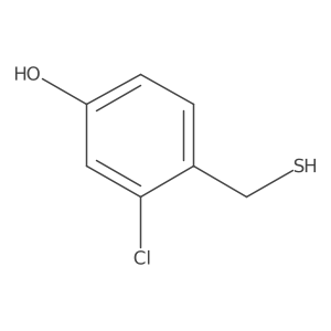 3-Chloro-4-(mercaptomethyl)phenol结构式