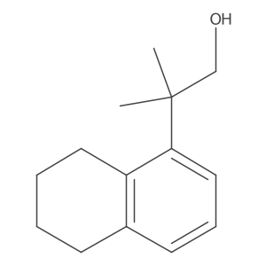 2-Methyl-2-(5,6,7,8-tetrahydronaphthalen-1-yl)propan-1-ol Structure