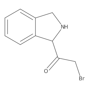 2-Bromo-1-(2,3-dihydroisoindol-1-yl)ethanone Structure