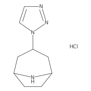 3-(Triazol-1-yl)-8-azabicyclo[3.2.1]octane;hydrochloride Structure