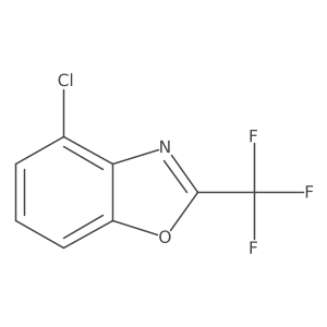 4-Chloro-2-(trifluoromethyl)benzo[d]oxazole Structure