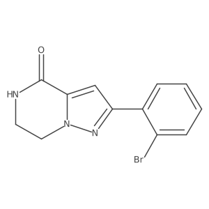 2-(2-Bromophenyl)-6,7-dihydropyrazolo[1,5-A]pyrazin-4(5H)-one Structure
